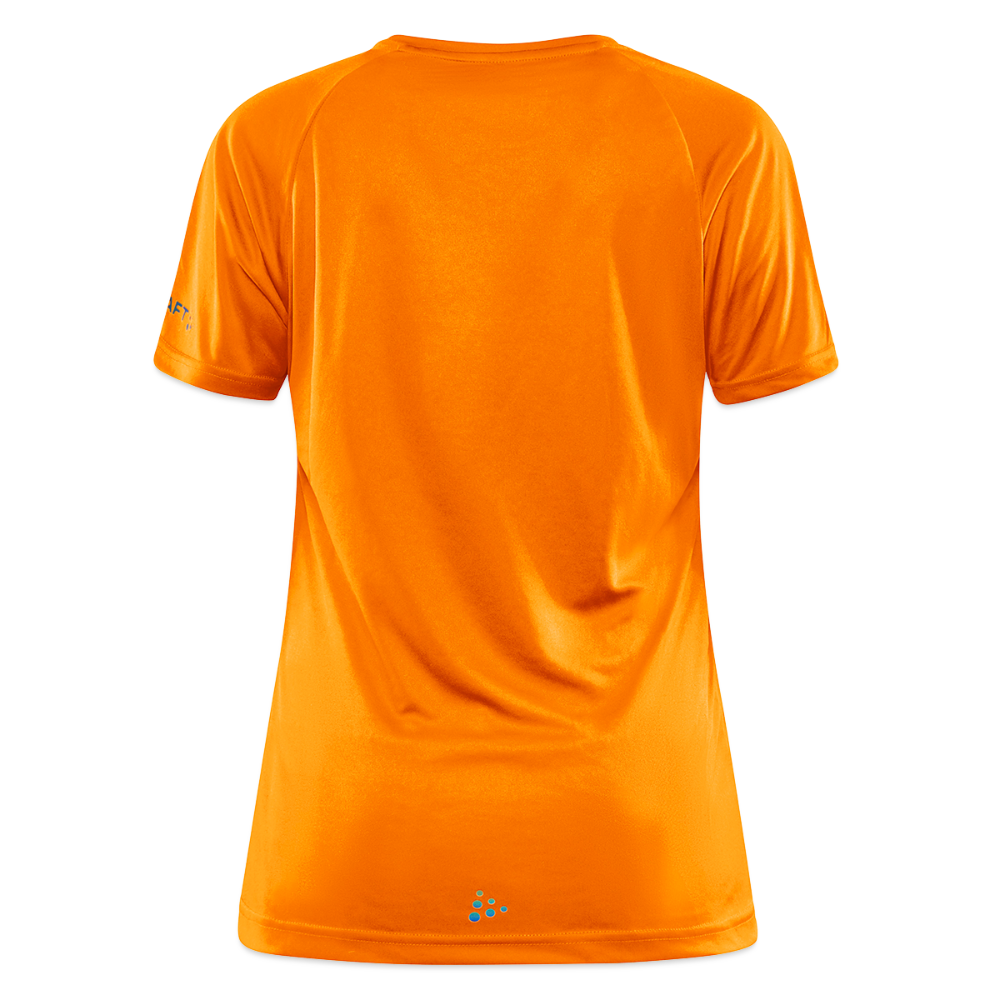 J70 - Techline Tee Frontmark (w) - Hellorange