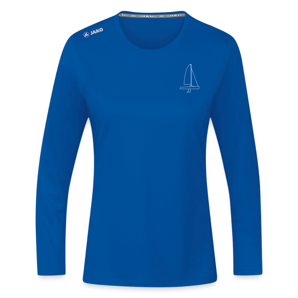 J70 - Techline LongSleeve Frontmark (w) - Royalblau