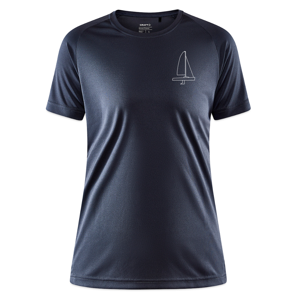 J70 - Techline Tee Frontmark (w) - Asphalt