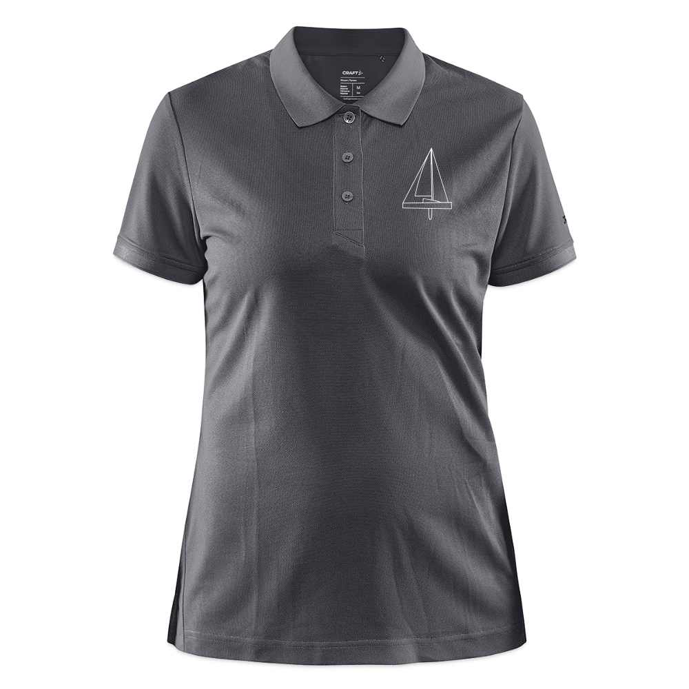 R-Boot - CrewPolo Frontmark (w) - Granit