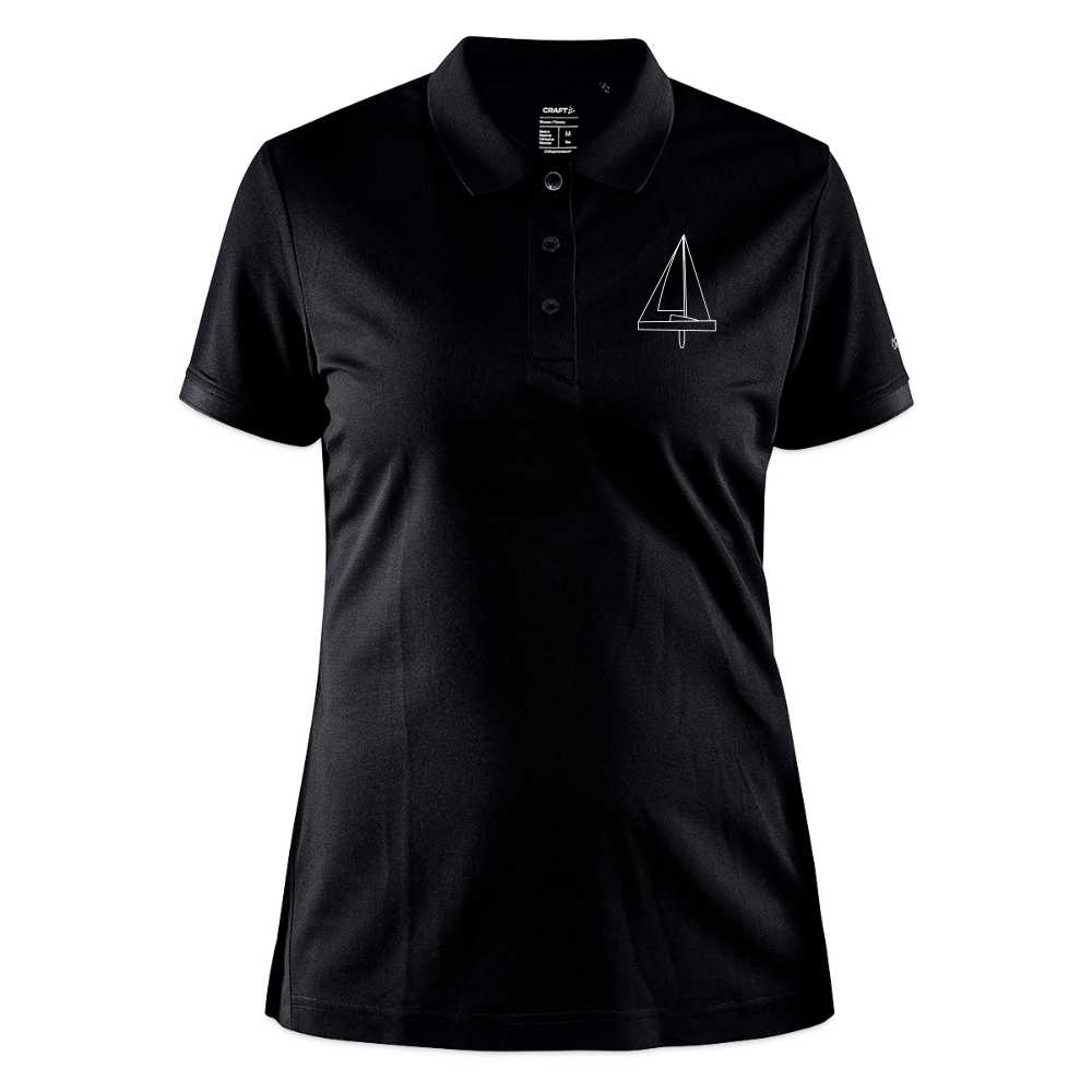 R-Boot - CrewPolo Frontmark (w) - Schwarz