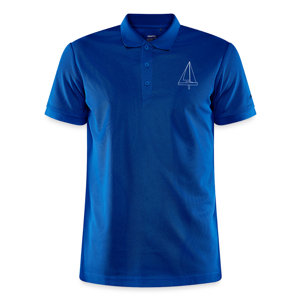 R-Boot - CrewPolo Frontmark (m) - Royalblau