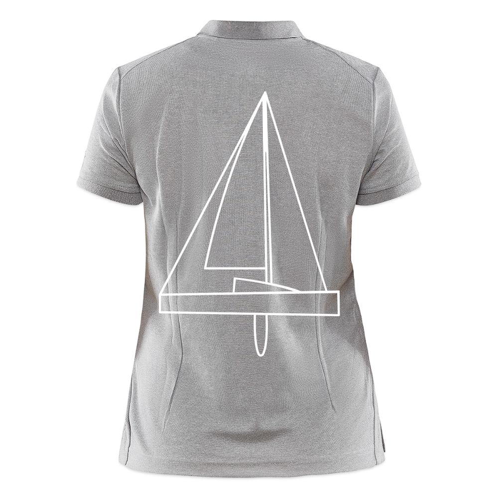 R-Boot - CrewPolo Backbeat (w) - Grau meliert