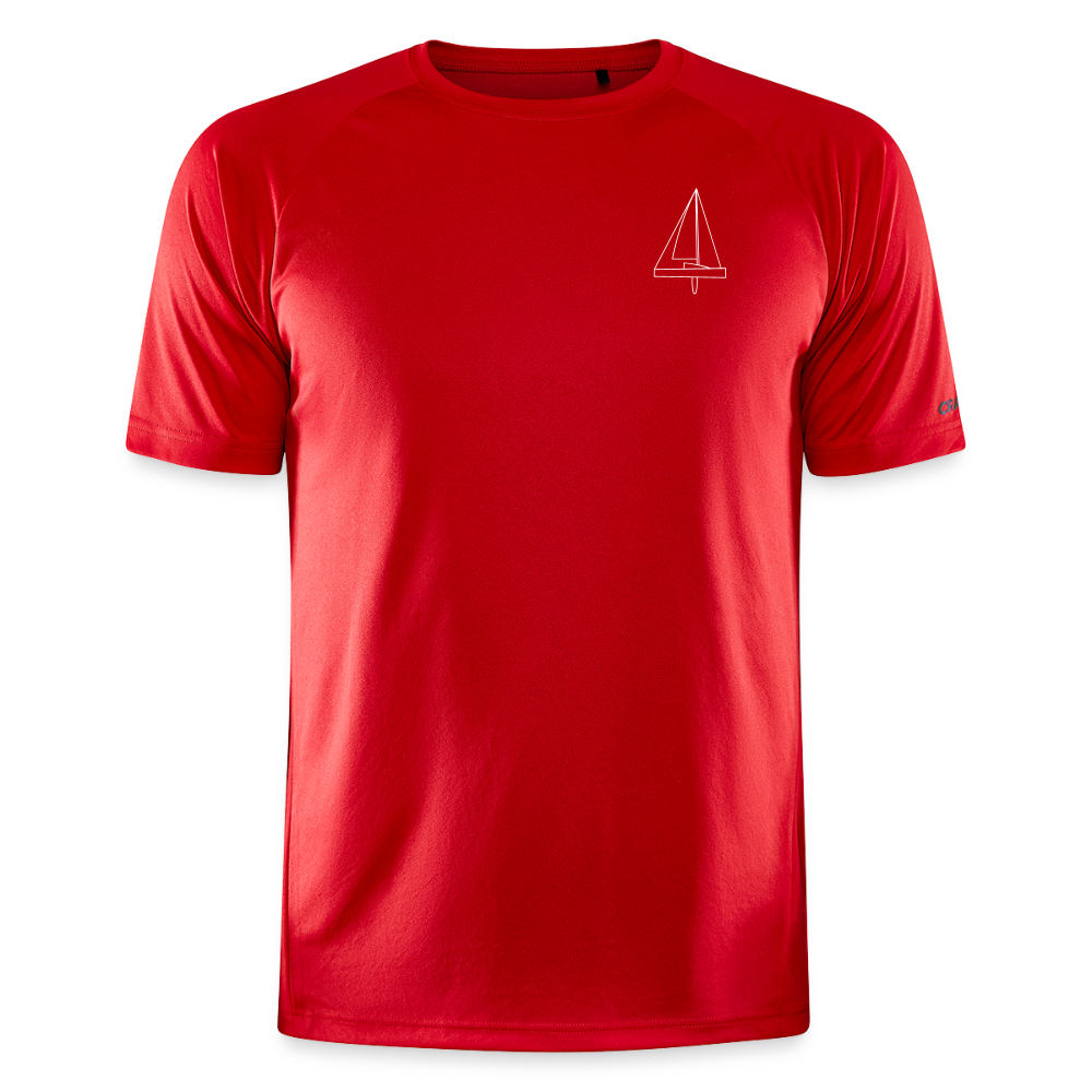 R-Boot - Techline Tee Frontmark (m) - Rot