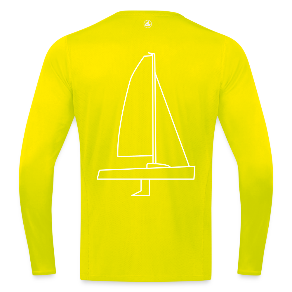 J70 - Techline LongSleeve Backbeat (m) - Neongelb
