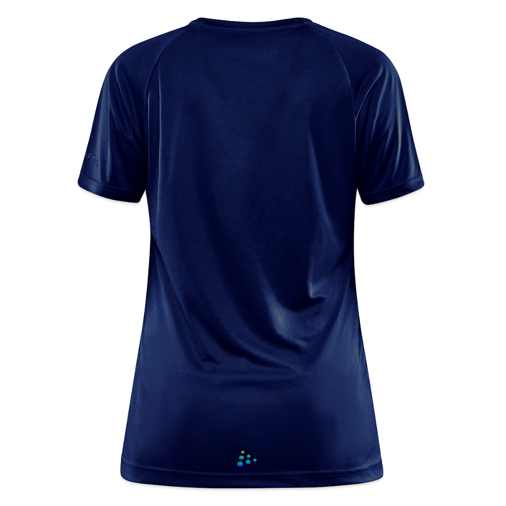 J70 - Techline Tee Frontmark (w) - Dunkelnavy