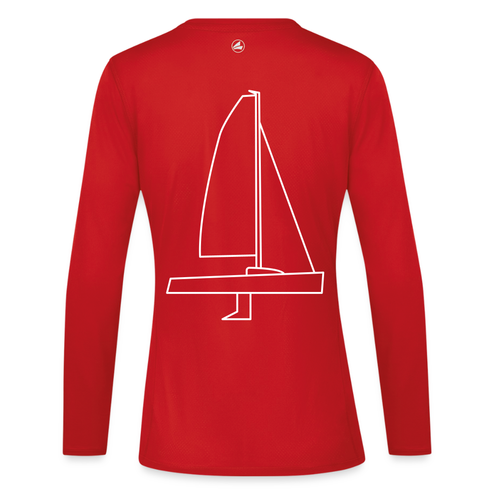 J70 - Techline LongSleeve Backbeat (w) - Rot