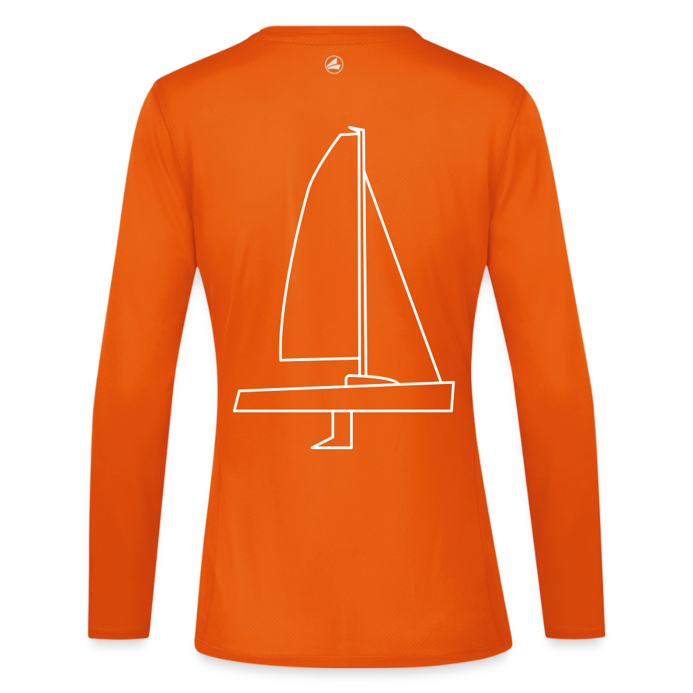 J70 - Techline LongSleeve Backbeat (w) - Neonorange