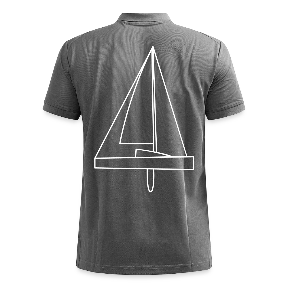 R-Boot - CrewPolo Backbeat (m) - Dunkelgrau meliert