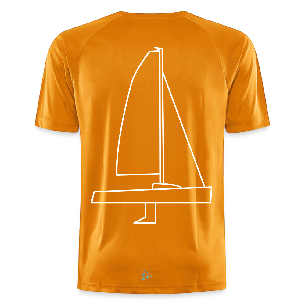J70 - Techline Tee Backbeat (m) - Hellorange