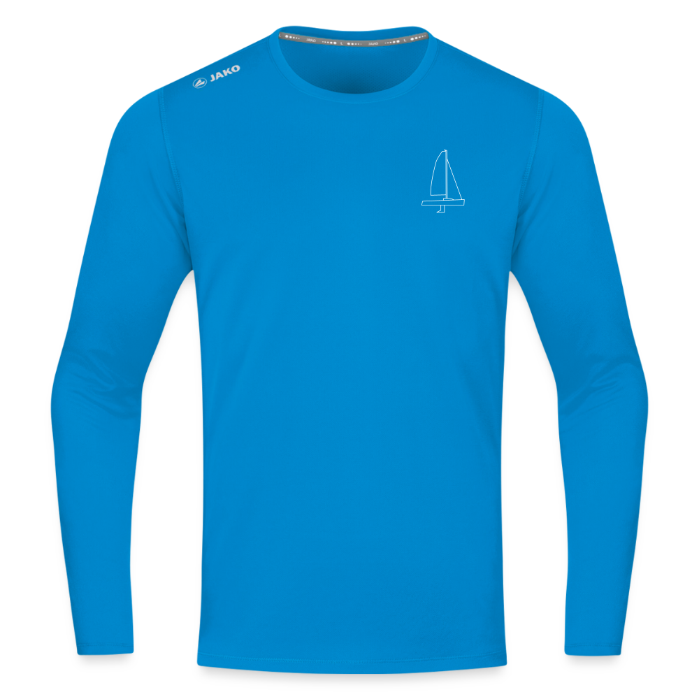 J70 - Techline LongSleeve Frontmark (m) - Saphirblau