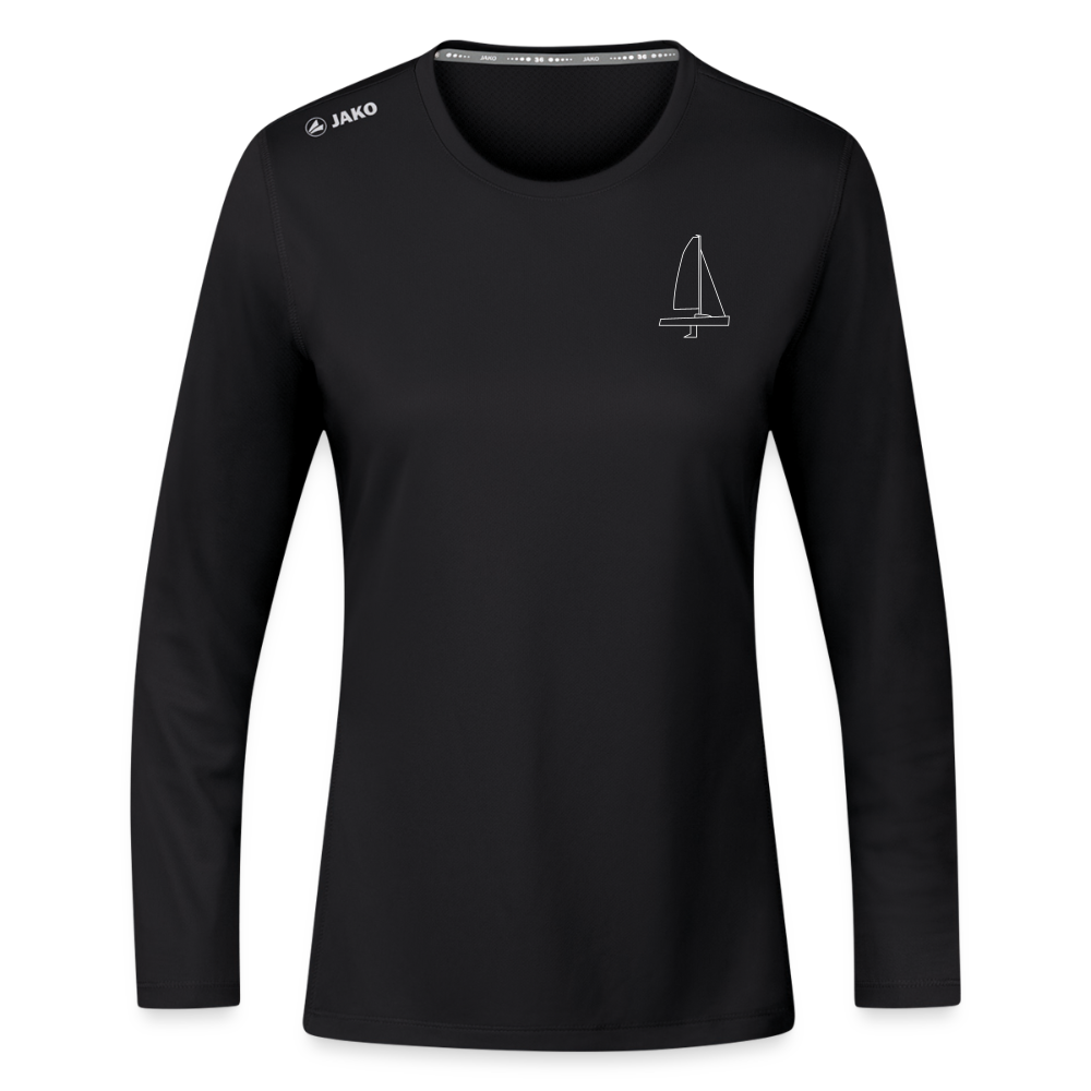J70 - Techline LongSleeve Frontmark (w) - Schwarz