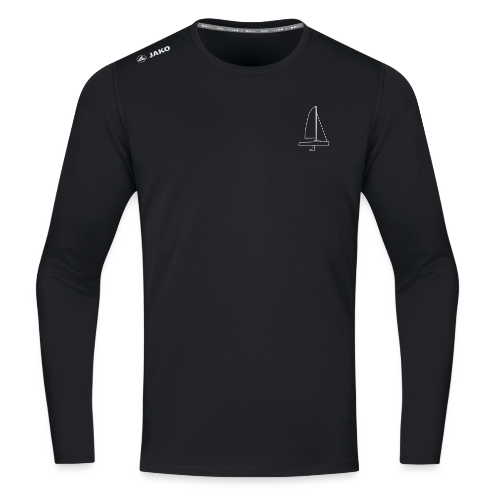 J70 - Techline LongSleeve Frontmark (m) - Schwarz