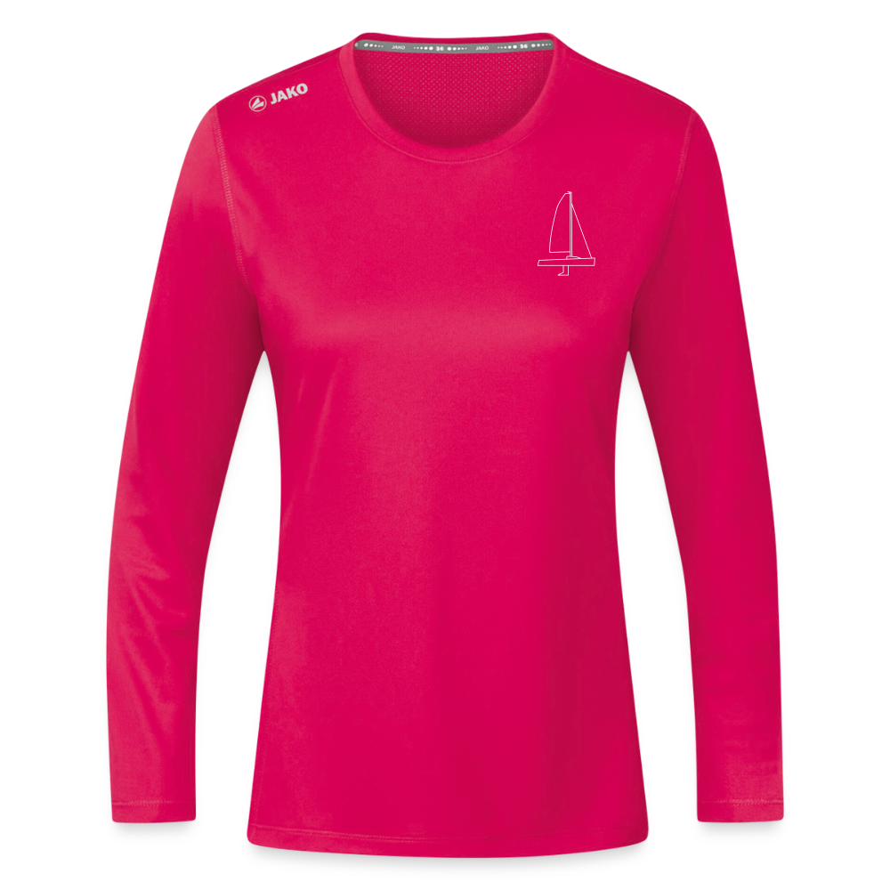 J70 - Techline LongSleeve Frontmark (w) - dunkles Pink
