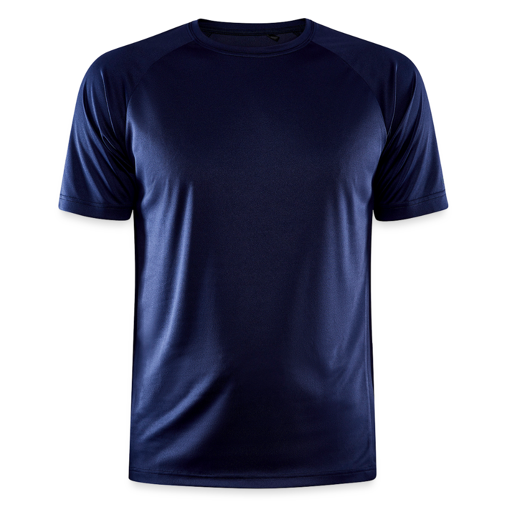 J70 - Techline Tee Backbeat (m) - Dunkelnavy