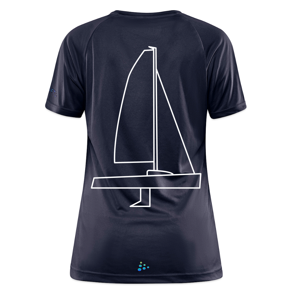 J70 - Techline Tee Backbeat (w) - Asphalt