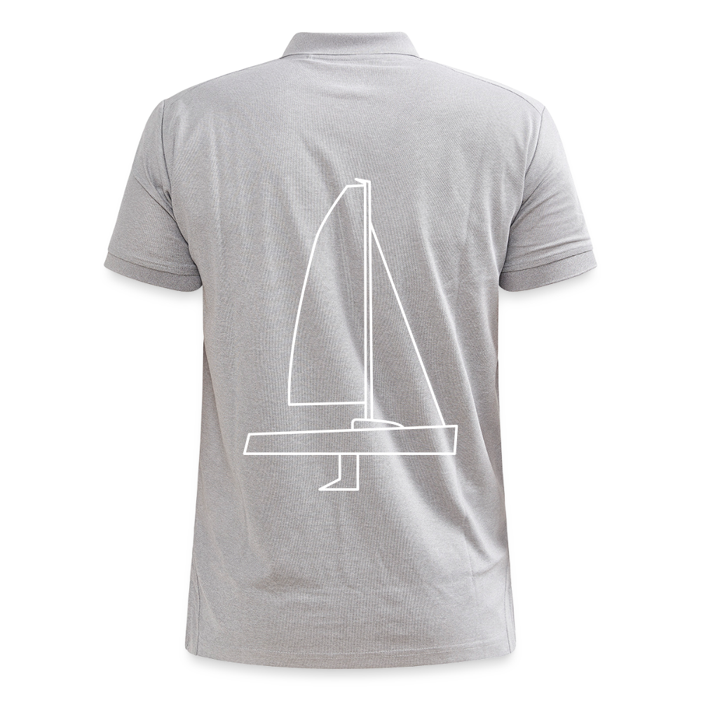 J70 - CrewPolo Backbeat (m) - Grau meliert