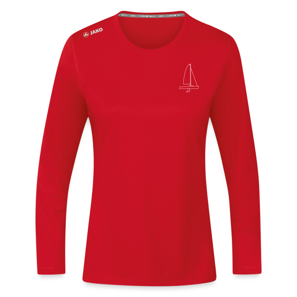 J70 - Techline LongSleeve Frontmark (w) - Rot