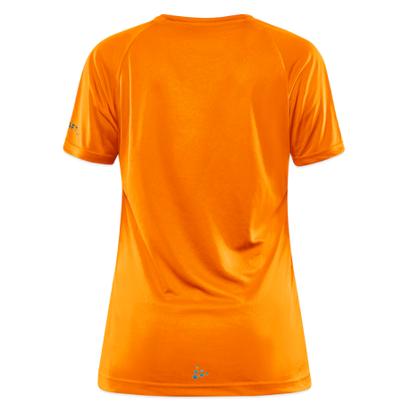 J70 - Techline Tee Frontmark (w) - Hellorange