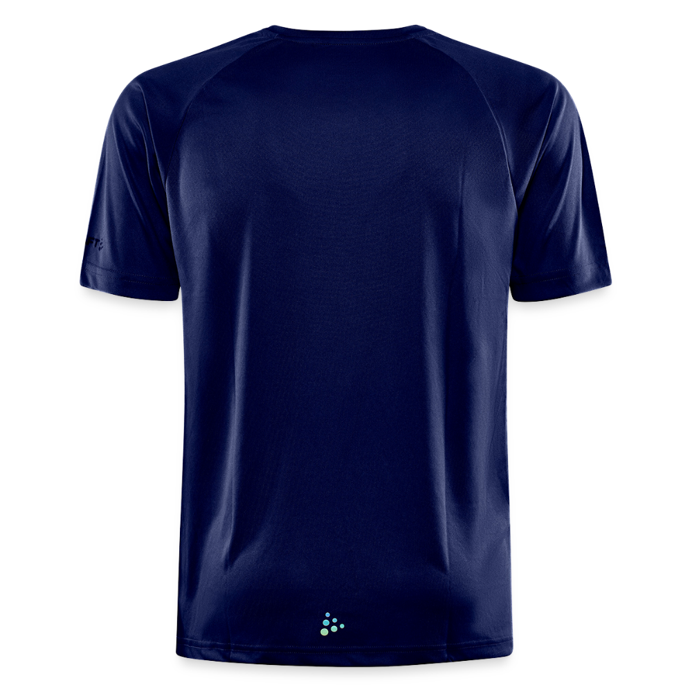 J70 - Techline Tee Frontmark (m) - Dunkelnavy