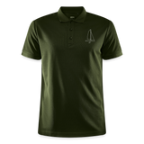 J70 - CrewPolo Frontmark (m) - Moosgrün