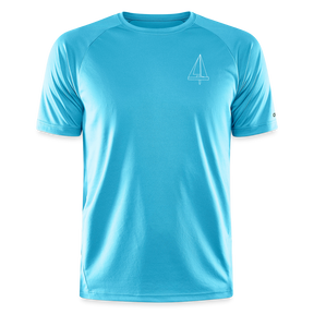R-Boot - Techline Tee Frontmark (m) - Hawaiiblau