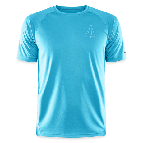 R-Boot - Techline Tee Frontmark (m) - Hawaiiblau