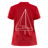 R-Boot - CrewPolo Backbeat (w) - Rot