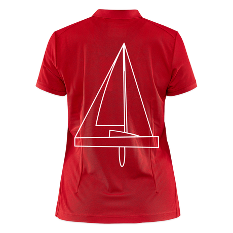 R-Boot - CrewPolo Backbeat (w) - Rot