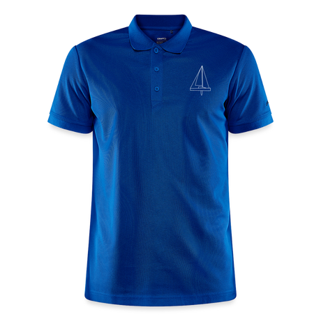 R-Boot - CrewPolo Frontmark (m) - Royalblau
