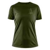 J70 - Techline Tee Frontmark (w) - Moosgrün