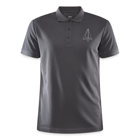 R-Boot - CrewPolo Frontmark (m) - Granit