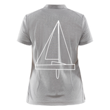 R-Boot - CrewPolo Backbeat (w) - Grau meliert