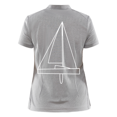 R-Boot - CrewPolo Backbeat (w) - Grau meliert