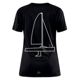 J70 - Techline Tee Backbeat (w) - Schwarz