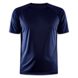 R-Boot - Techline Tee Backbeat (m) - Dunkelnavy