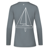 R-Boot - Techline LongSleeve Backbeat (w) - Grau