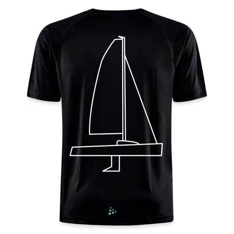 J70 - Techline Tee Backbeat (m) - Schwarz