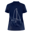 J70 - CrewPolo Backbeat (w) - Navy meliert