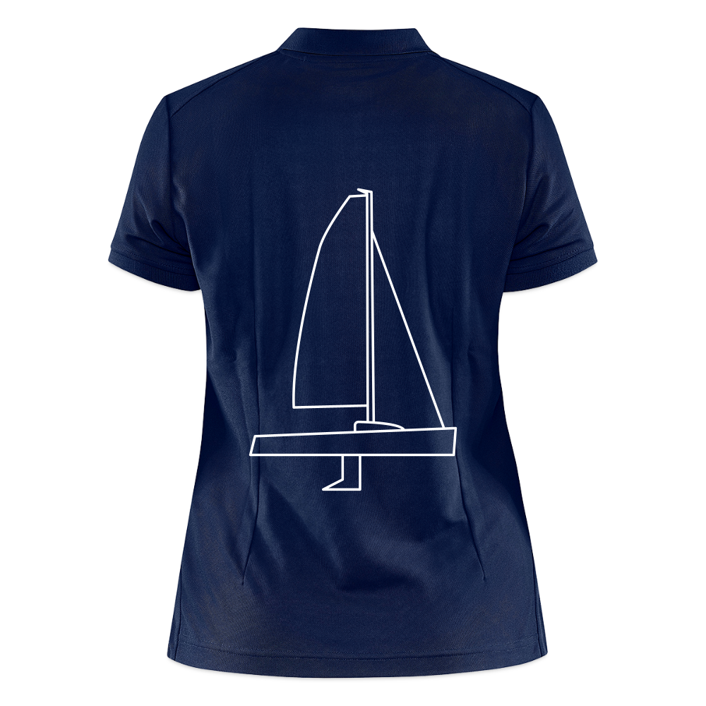 J70 - CrewPolo Backbeat (w) - Navy meliert