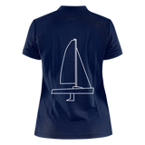 J70 - CrewPolo Backbeat (w) - Navy meliert
