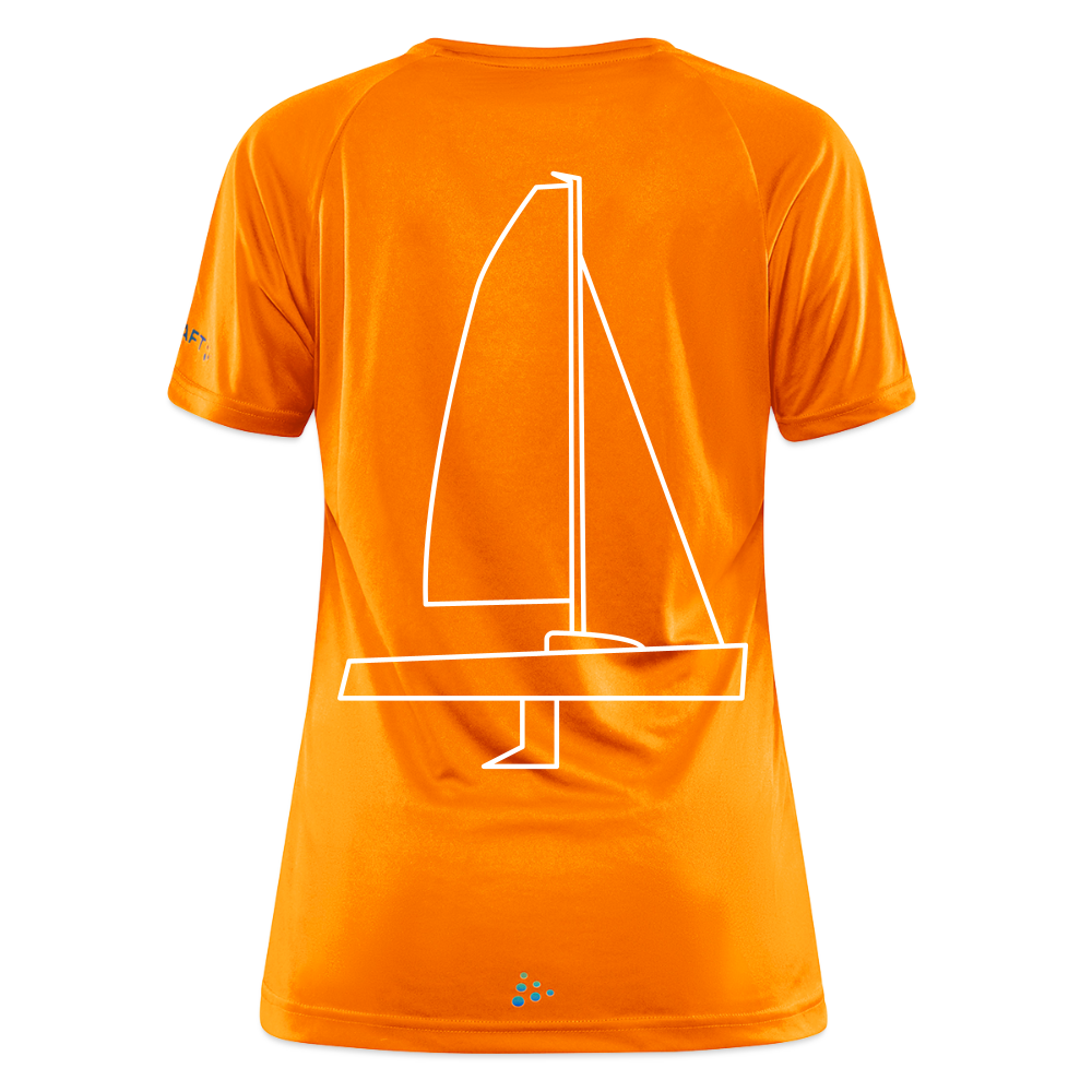 J70 - Techline Tee Backbeat (w) - Hellorange