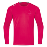 J70 - Techline LongSleeve Frontmark (m) - dunkles Pink