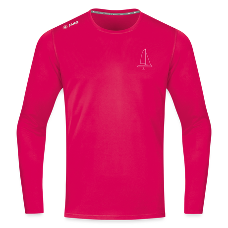 J70 - Techline LongSleeve Frontmark (m) - dunkles Pink