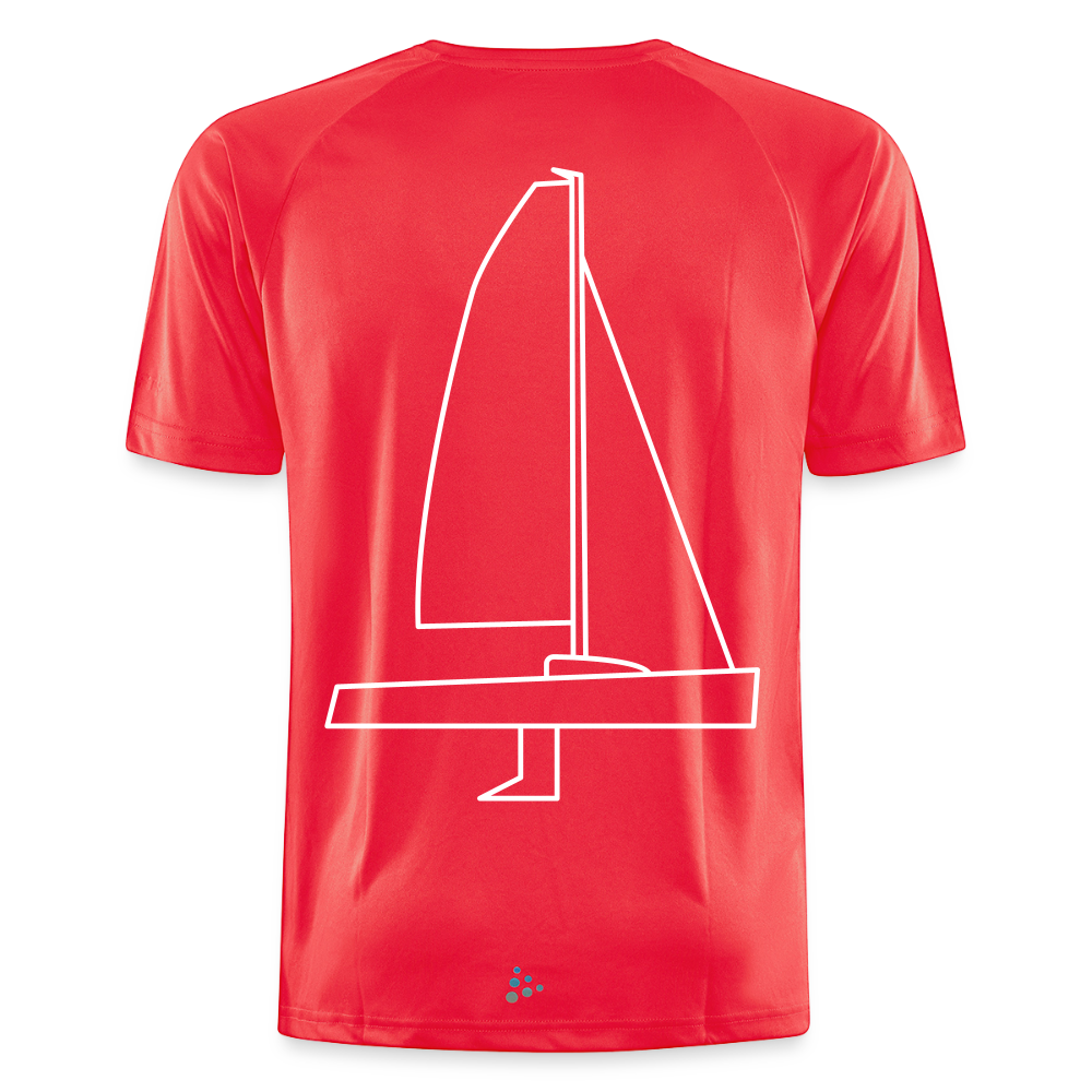 J70 - Techline Tee Backbeat (m) - Koralle