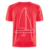 J70 - Techline Tee Backbeat (m) - Koralle