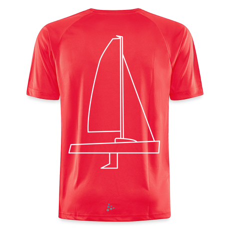 J70 - Techline Tee Backbeat (m) - Koralle