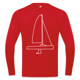 J70 - Techline LongSleeve Backbeat (m) - Rot