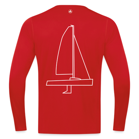 J70 - Techline LongSleeve Backbeat (m) - Rot
