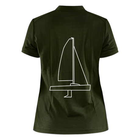 J70 - CrewPolo Backbeat (w) - Moosgrün